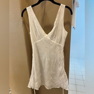 White Eyelet Dress by Beige Botany